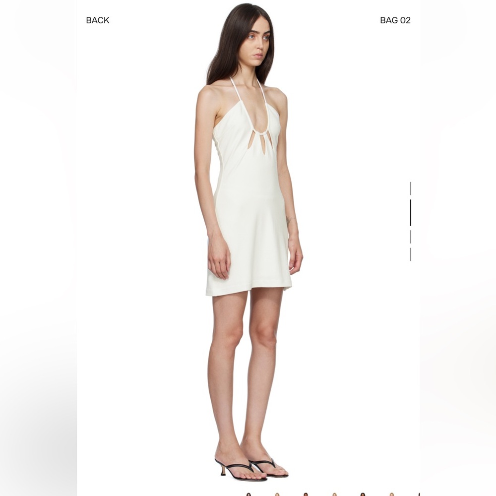 Third Form White Mini Dress